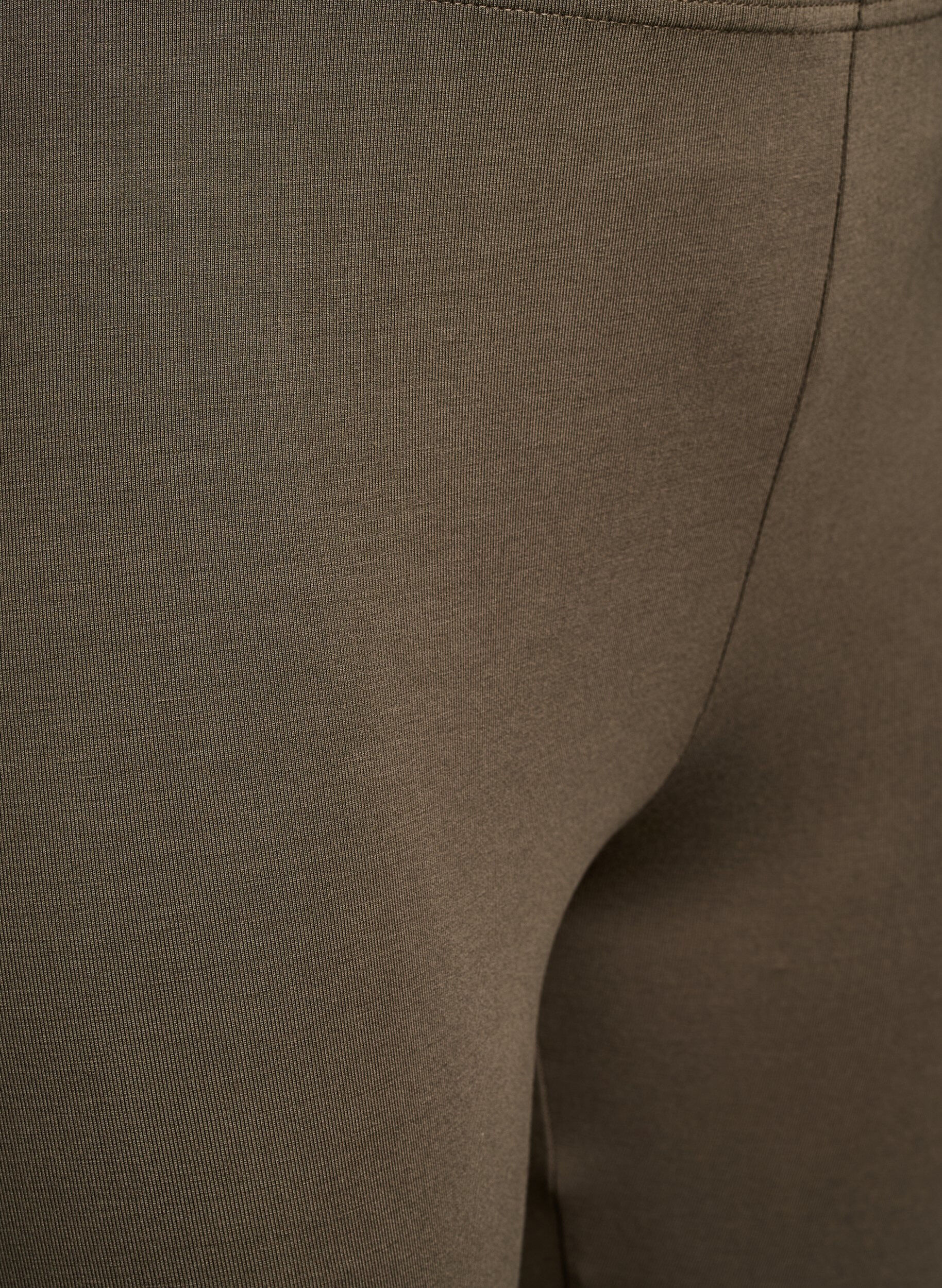 Zizzi Peruslegginsit viskoosia, Vihre&auml;, Packshot image number 2