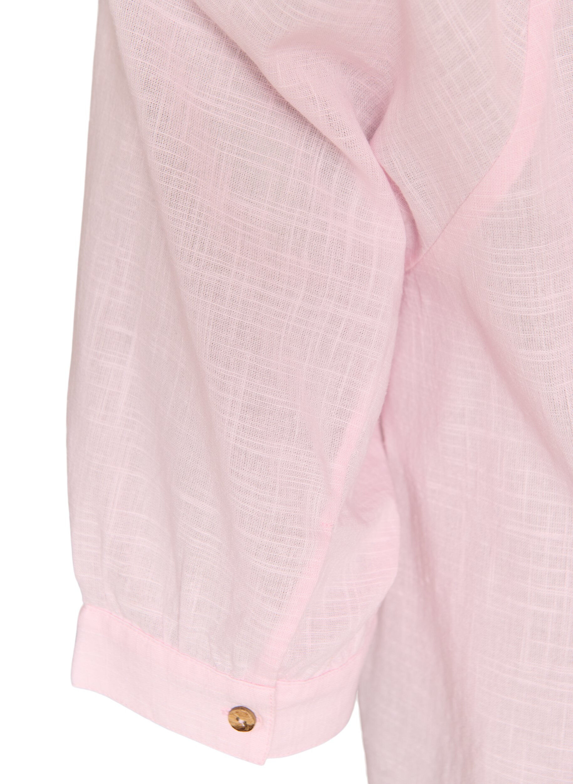 ZizziPuuvillatunika V-p&auml;&auml;ntiell&auml;, Vaaleanpunainen, Packshot image number 3