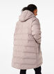 Puffer-takki hupulla ja taskuilla, Beige, Model image number 2