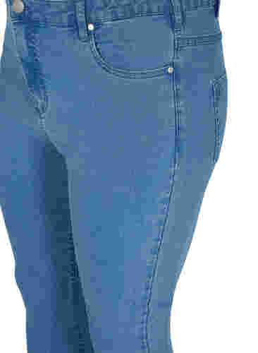 Korkeavyötäröiset super slim Amy-farkut, Light blue, Packshot image number 2