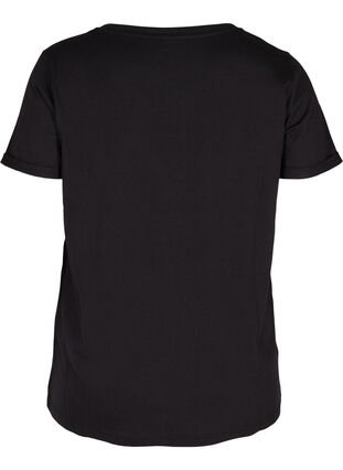 Puuvillainen t-paita treeniin painatuksella, Black Keep, Packshot image number 1