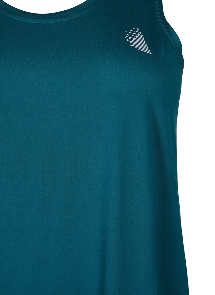 Treenitoppi, jossa on pyöreä pääntie, Deep Teal, Packshot image number 2