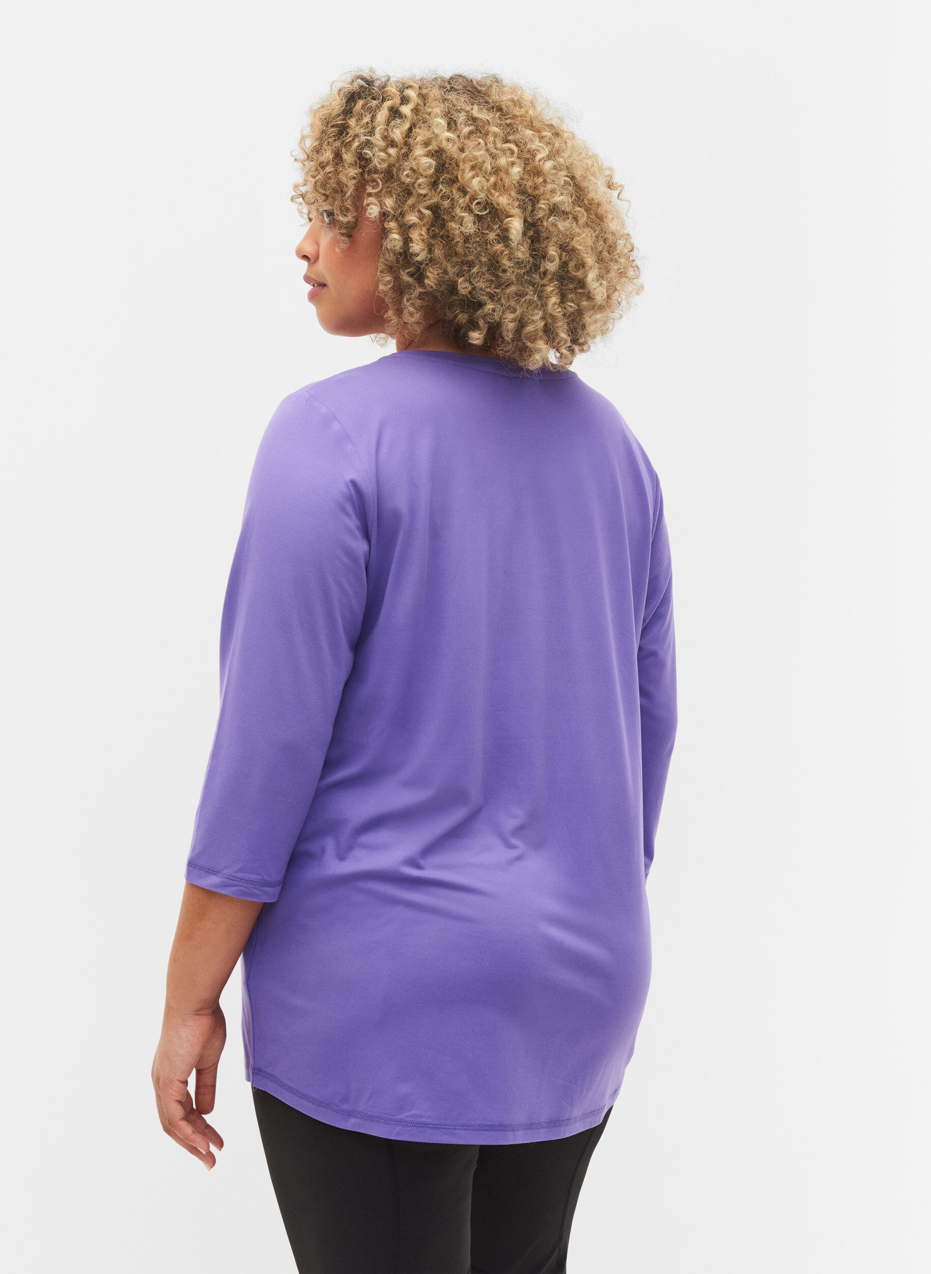 ZizziTreenipusero 3/4-hihoilla, Violetti, Model image number 2