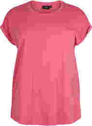Lyhythihainen t-paita puuvillasekoitteesta, Rasperry Pink