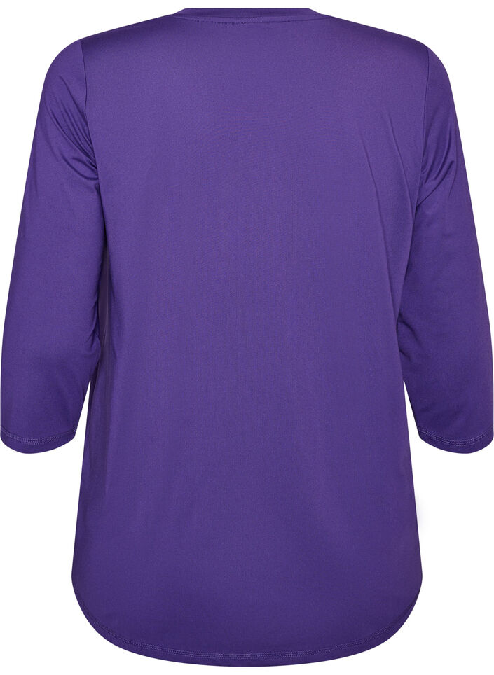 Treenipusero 3/4-hihoilla, Violetti, Packshot image number 1