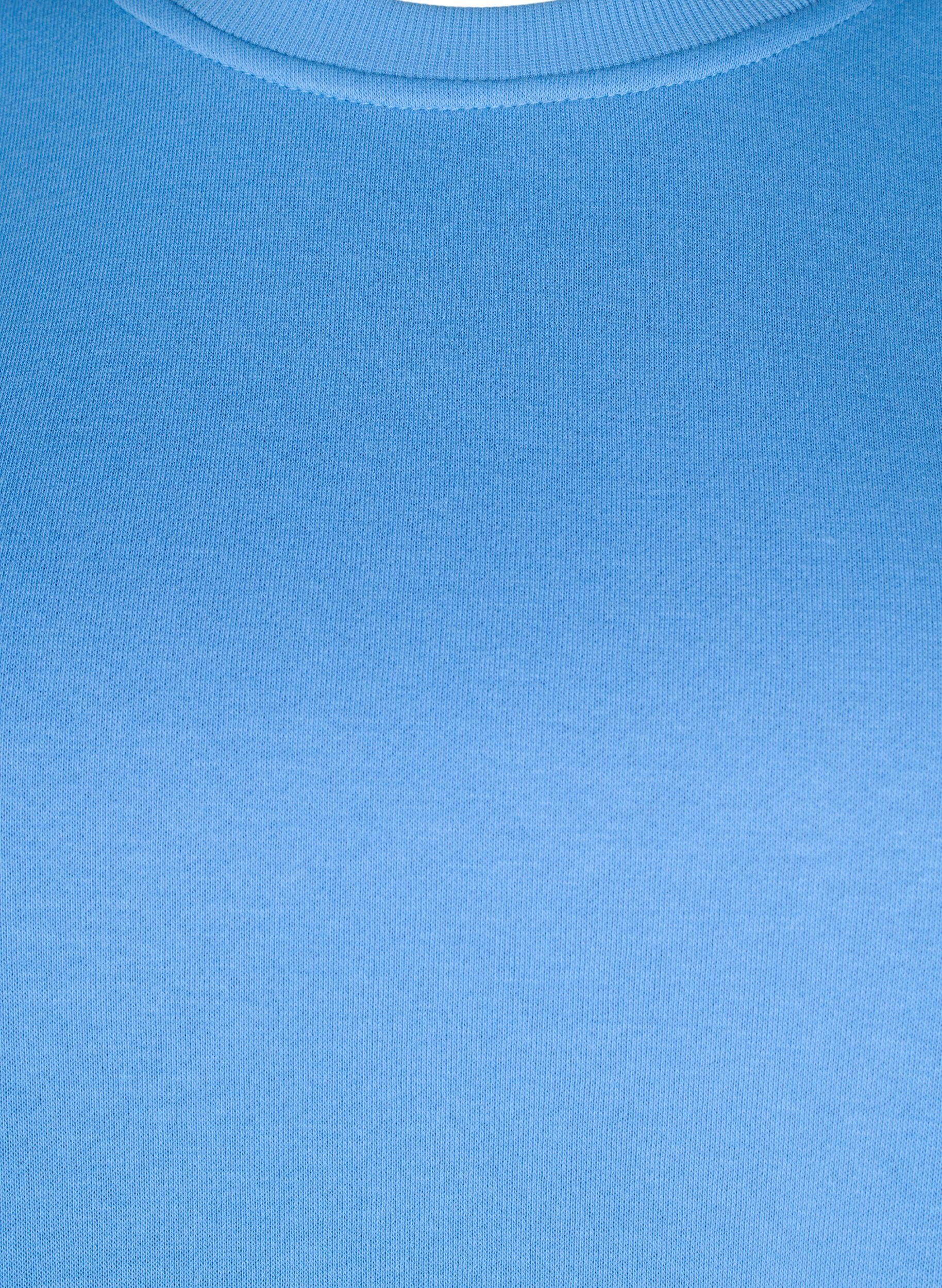 Zizzi Collegepaita, jossa kirjailtuja aukkoja, Della Robbia Blue, Packshot image number 2