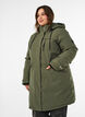 Vett&auml;hylkiv&auml; parka hupulla ja toiminnallisilla yksityiskohdilla, Vihre&auml;, Model image number 0