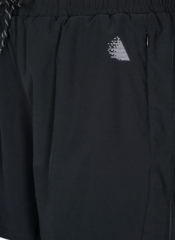 Treenishortsit alusshortseilla, Musta, Packshot image number 2