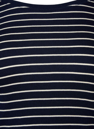 Raidallinen pusero pyöreällä pääntiellä, Night Sky Stripe, Packshot image number 2