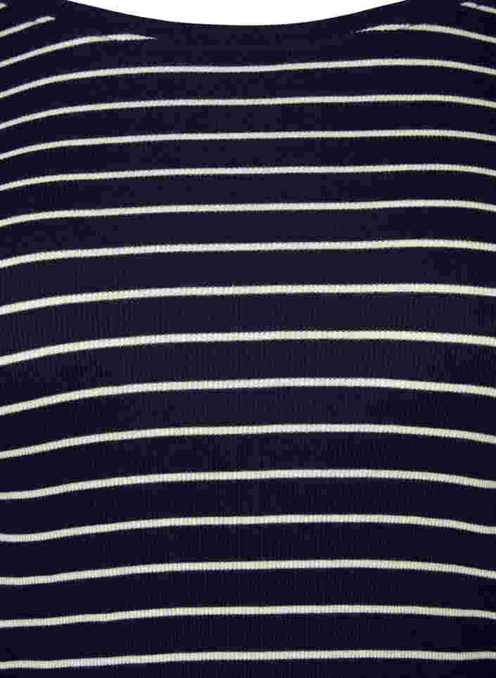 Raidallinen pusero pyöreällä pääntiellä, Night Sky Stripe, Packshot image number 2