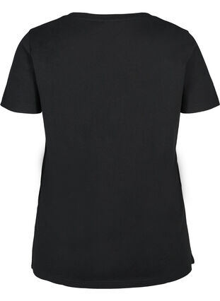 Puuvillainen t-paita , Black, Packshot image number 1