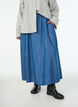 Maksihame lyocellista farkkutyylill&auml;, Sininen, Model image number 2