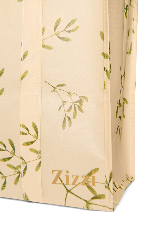 Ostoskassi vetoketjulla, Beige, Packshot image number 2