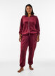 Rennot velourhousut, Punainen, Model image number 0