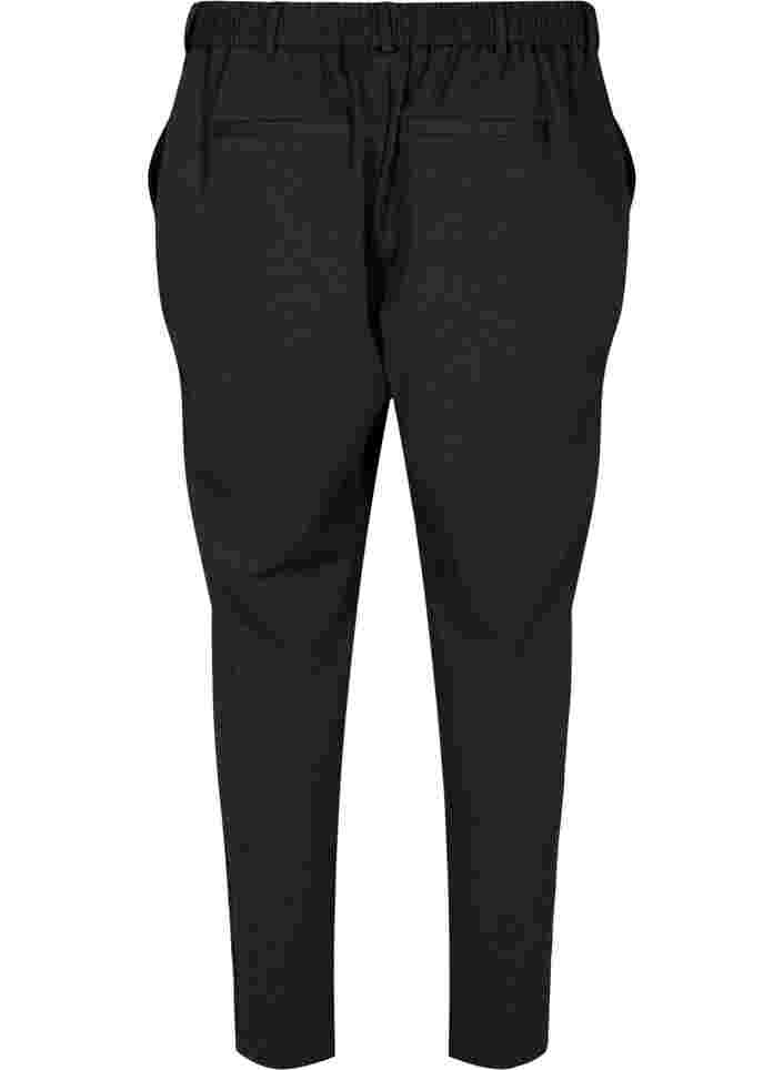 Kropatut housut taskuilla , Dark Grey Melange, Packshot image number 1