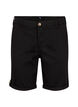 Chino-shortsit, joissa on taskut, Black, Packshot image number 0