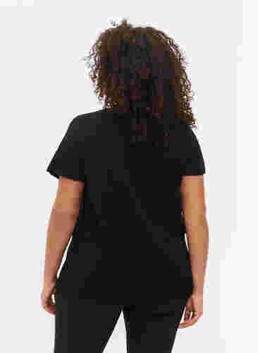 T-paita printillä treeniin , Black w. LFT, Model image number 1