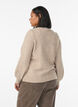 Neuletakki syd&auml;menmuotoisilla napeilla, Beige, Model image number 2