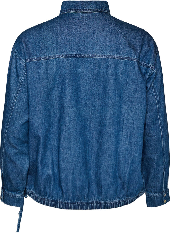 Denimpaita pallomaisella istuvuudella, Sininen, Packshot