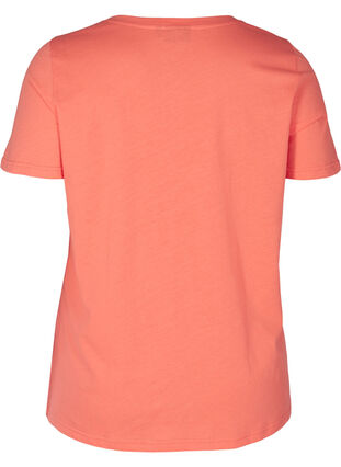 T-paita printillä, Living Coral BLESSED, Packshot image number 1