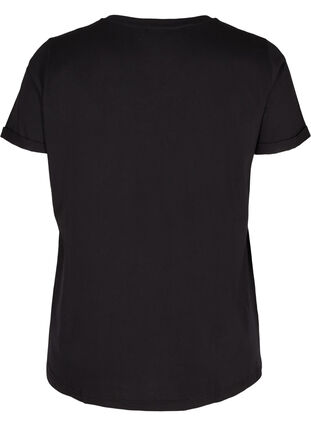 Puuvillainen t-paita treeniin painatuksella, Black Inspired, Packshot image number 1