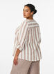 Puuvillainen paitapusero V-p&auml;&auml;ntiell&auml;, Beige, Model image number 2