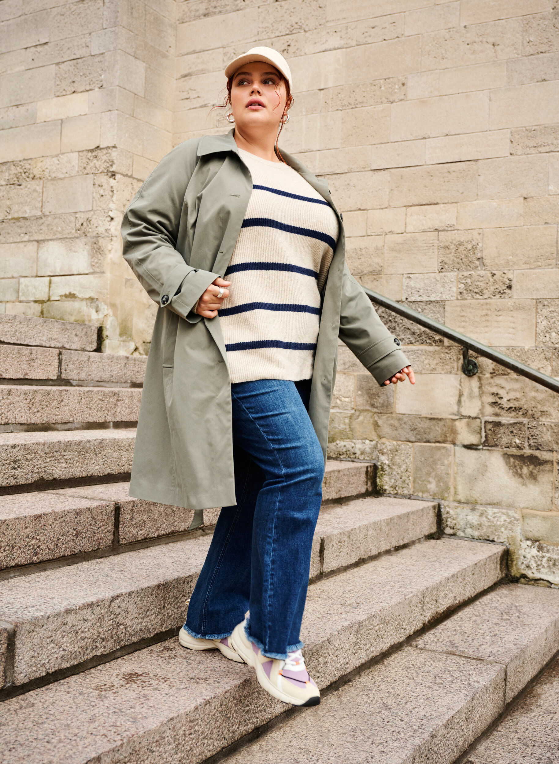 Zizzi Trenssi, jossa on taskut ja vy&ouml;, Sea Spray, Image image number 0