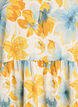 Lyhyt A-linjainen mekko, Keltainen, Packshot image number 2
