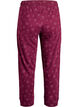 Puuvillapjama -housut korkealla vy&ouml;t&auml;r&ouml;ll&auml;, Punainen, Packshot image number 1