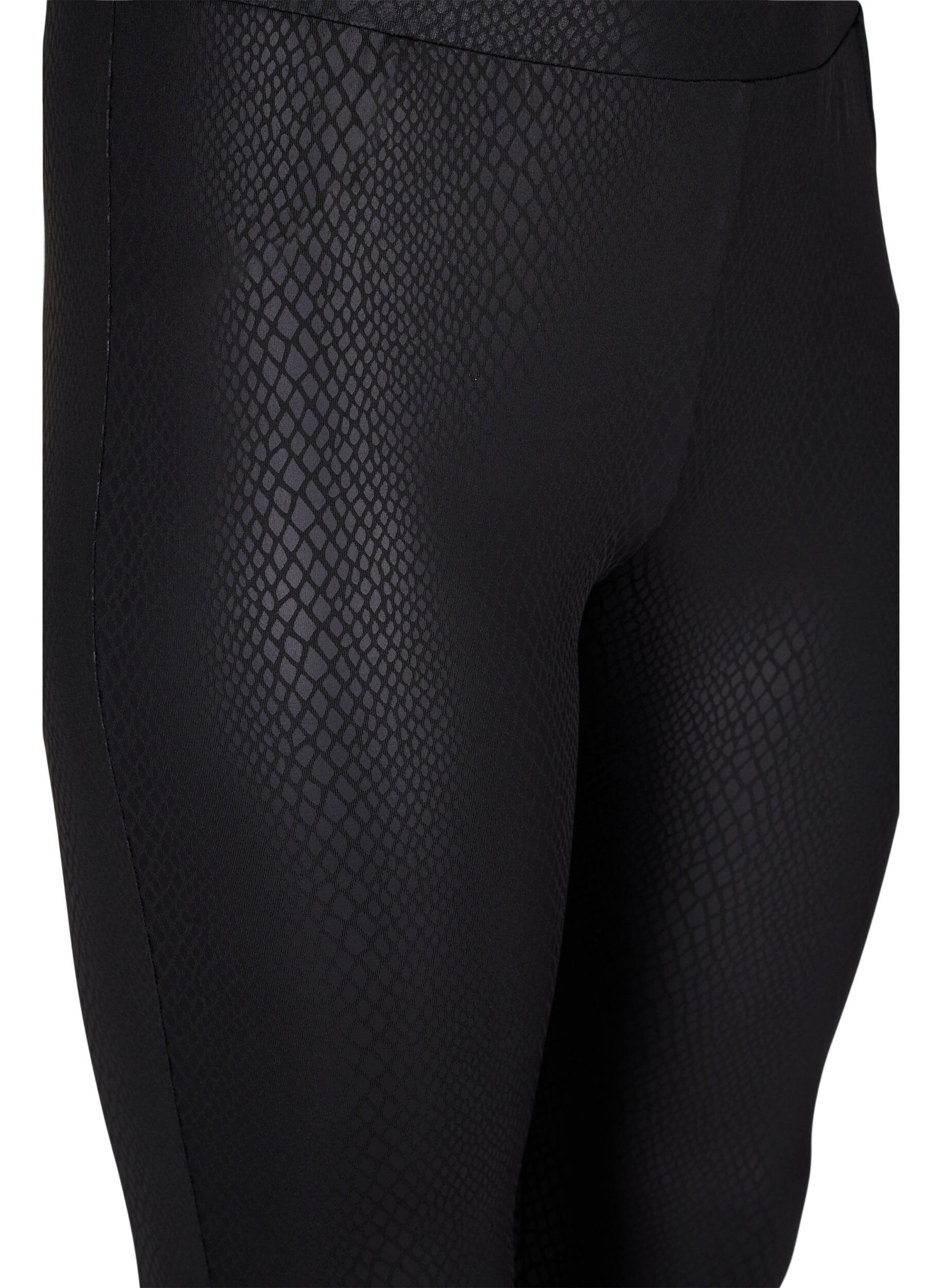 Zizzi Leggingsit el&auml;inkuosilla, Black, Packshot image number 2