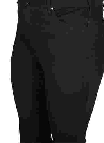 Ellen bootcut-farkut korkealla vyötäröllä, Black, Packshot image number 2