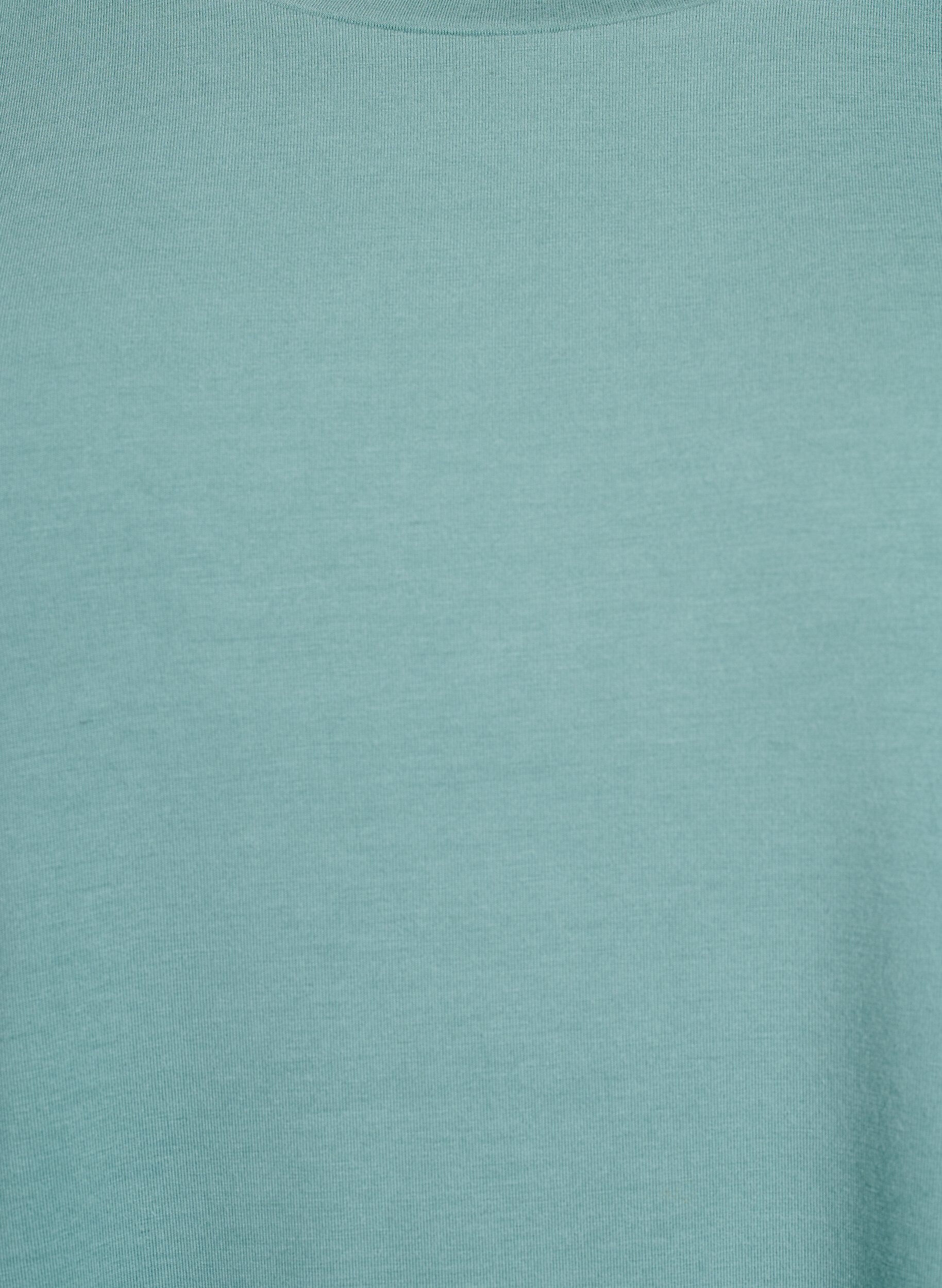 Zizzi Rento t-paita py&ouml;re&auml;ll&auml; p&auml;&auml;ntiell&auml;, Sininen, Packshot image number 2