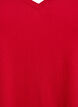 FLASH - V-kaula-aukkoinen T-paita, Punainen, Packshot image number 2