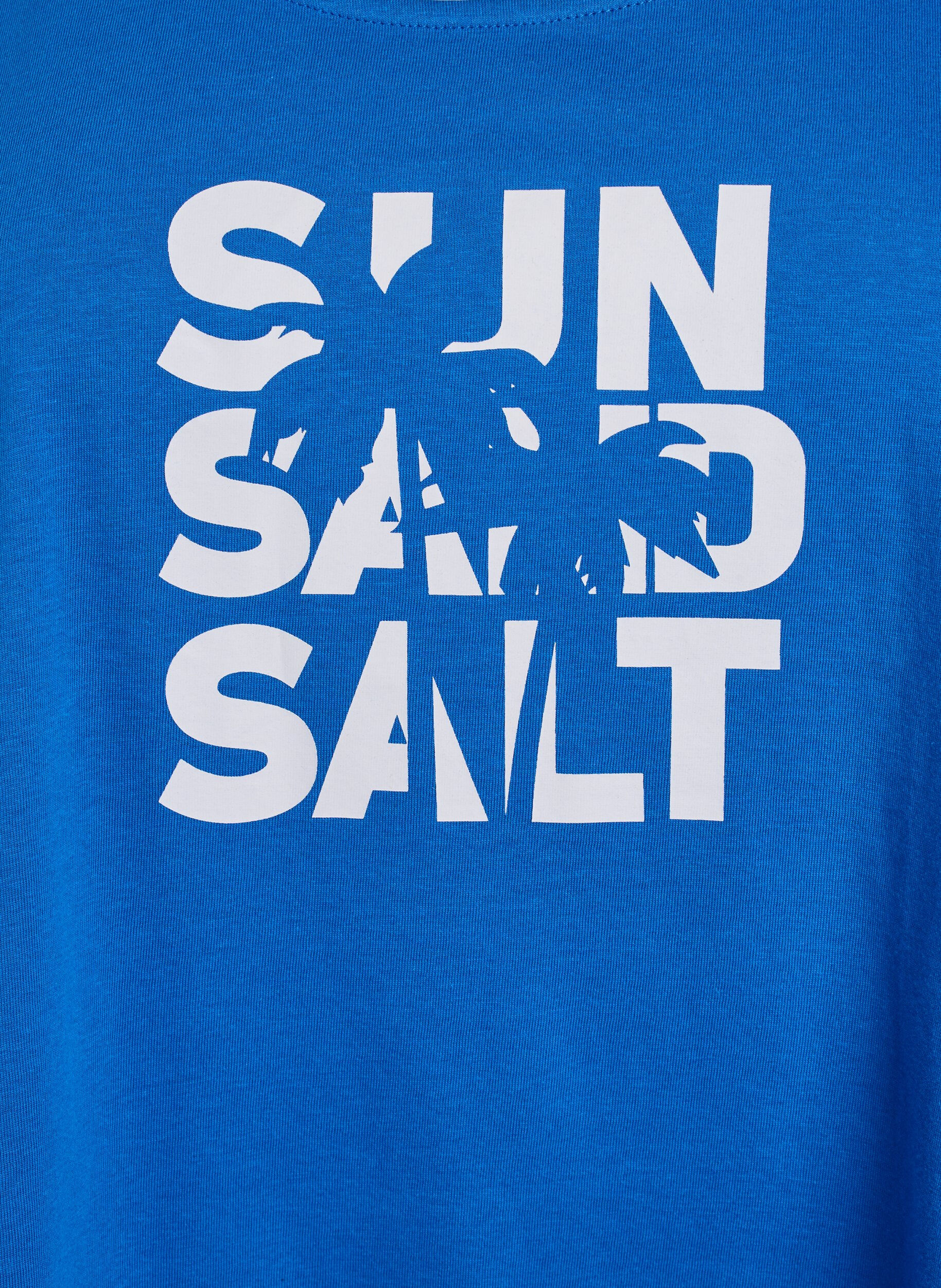 Zizzi Puuvillatoppi A-mallissa, Sininen, Packshot image number 2