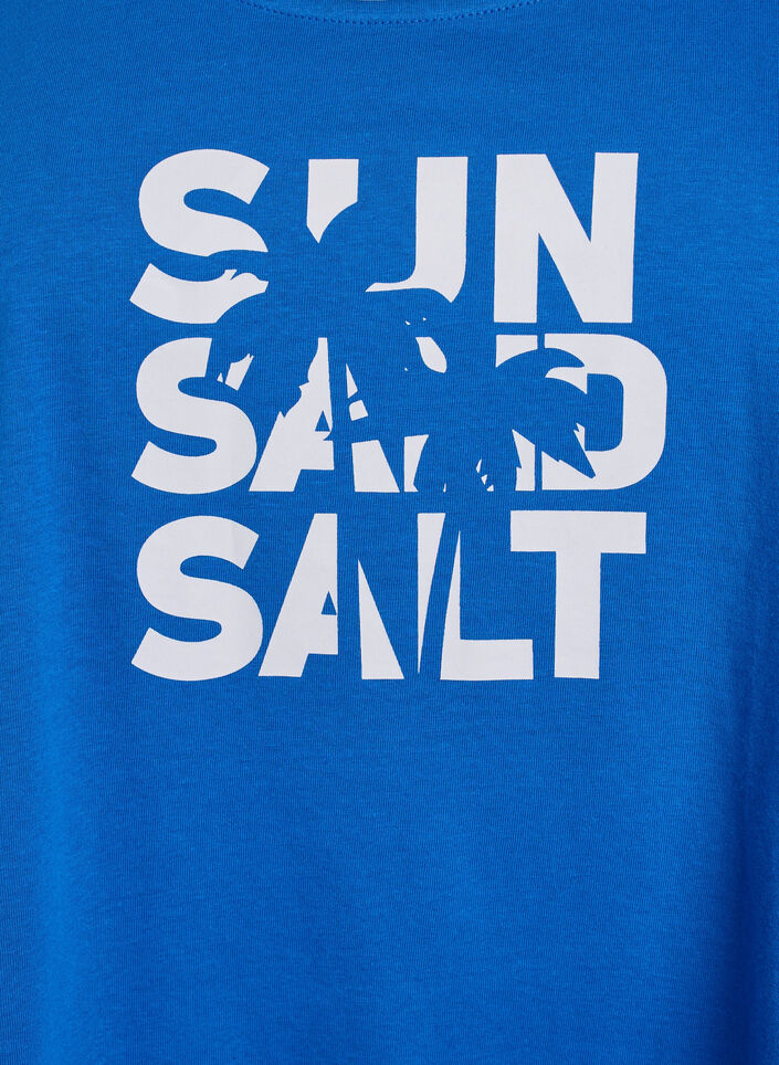 Puuvillatoppi A-mallissa, Sininen, Packshot image number 2