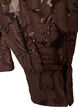 Pitsiset balloon-housut alusshortseilla, Ruskea, Packshot image number 3