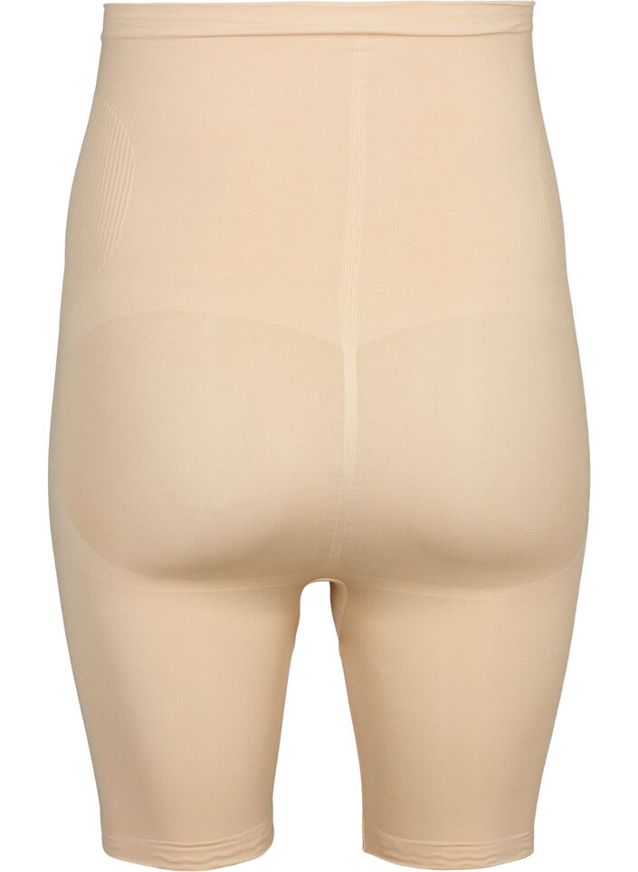 Korkeavy&ouml;t&auml;r&ouml;iset shapewear-shortsit, Beige, Packshot image number 1