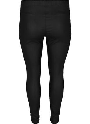 Pinnoitetut leggingssit, Black, Packshot image number 1