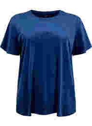 T-paita veluurista, Insignia Blue