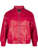 Keinonahkainen bomber-takki, Rhythmic Red, Packshot image number 0