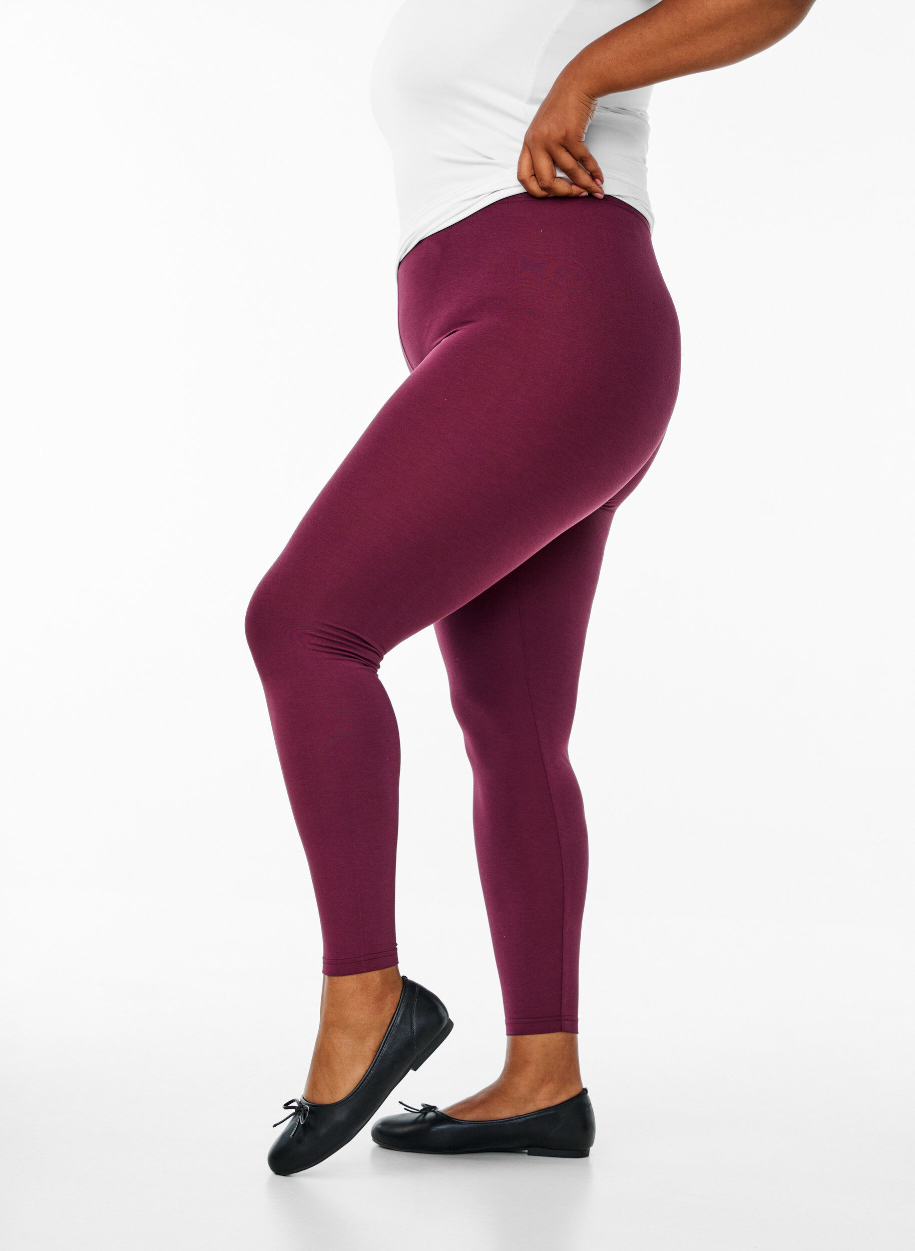 ZizziPeruslegginsit viskoosia, Punainen, Model image number 0