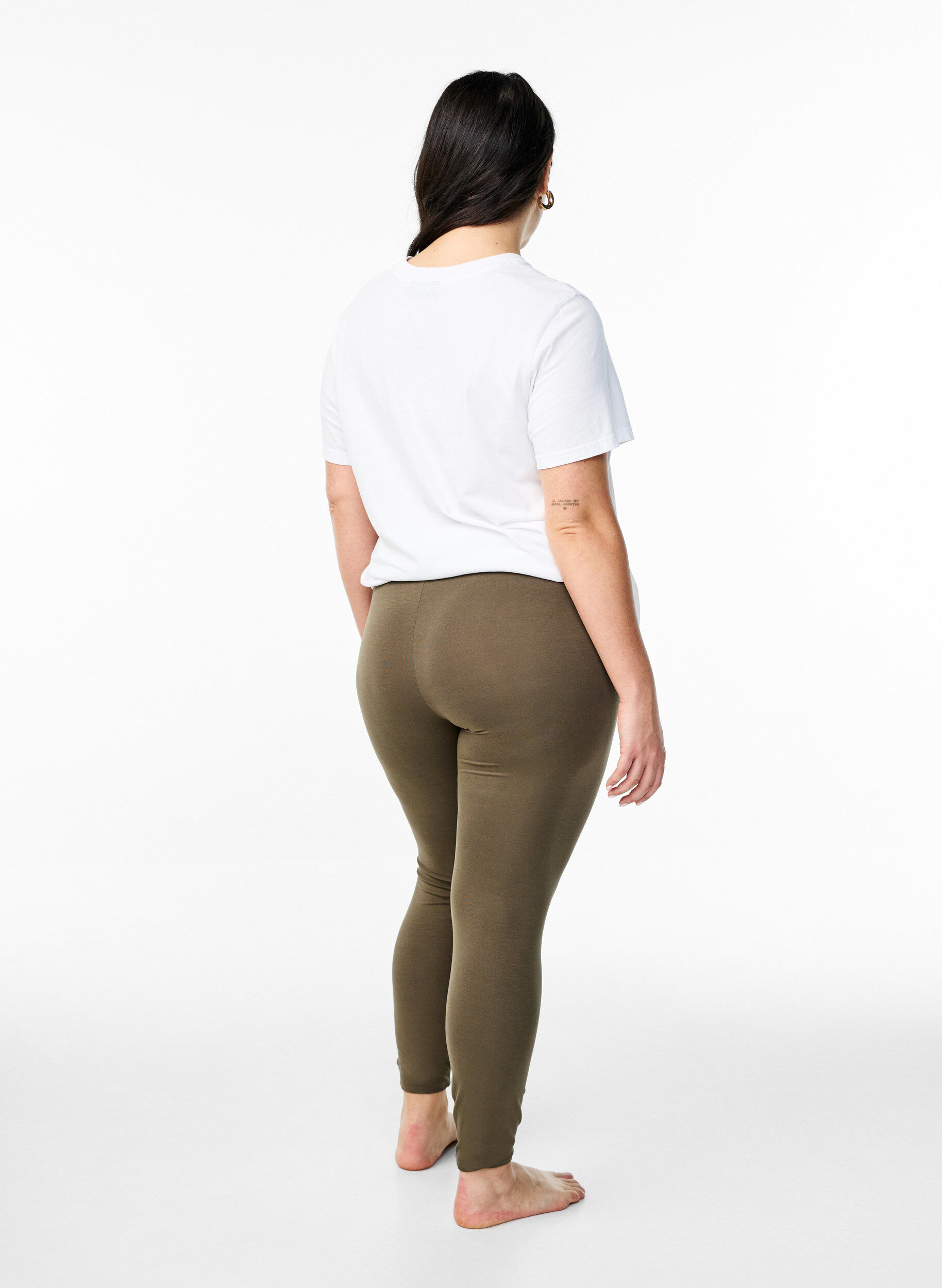 ZizziPeruslegginsit viskoosia, Vihre&auml;, Model image number 2
