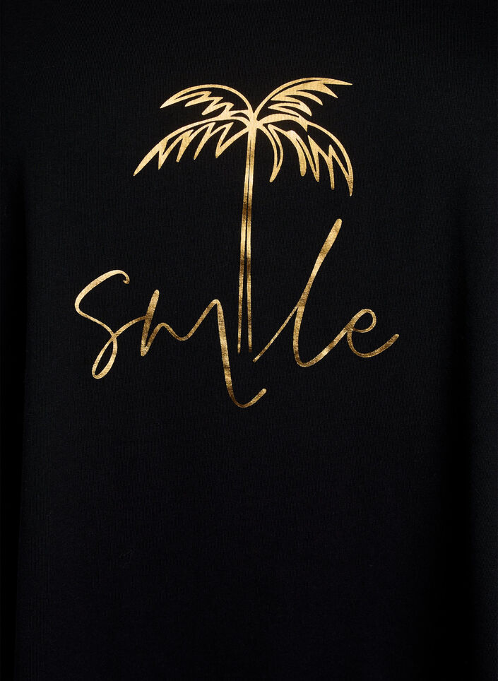 Hihaton A-linjainen mekko, Musta, Packshot image number 2