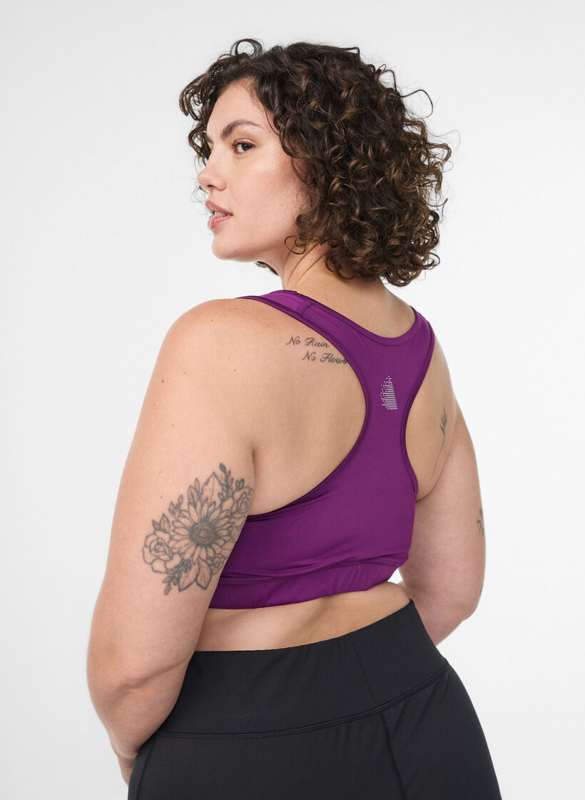 Urheiluliivit racerback-selk&auml;osalla, Violetti, Model image number 2