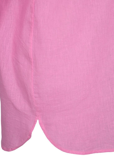 Pusero 3/4-hihoilla ja napituksella, Begonia Pink, Packshot image number 3