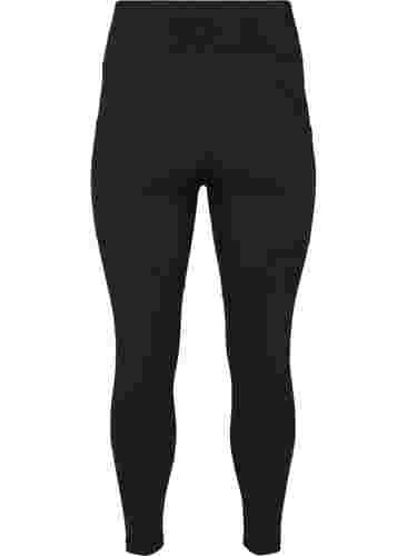 Kropatut treenitrikoot taskulla ja heijastimilla, Black, Packshot image number 1