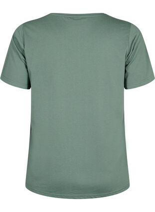 FLASH – kuviollinen t-paita, Balsam Green, Packshot image number 1