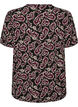 Pitk&auml;hihainen pusero paisley-kuosilla, Tumma Bordeaux, Packshot image number 1