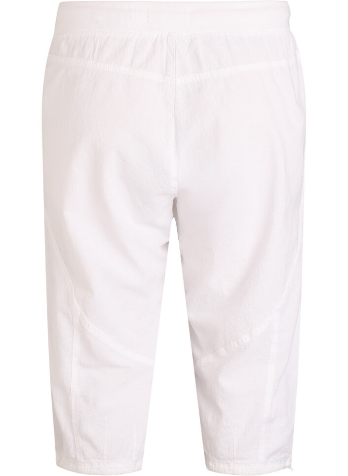 Puuvillacaprit, Valkoinen, Packshot image number 1