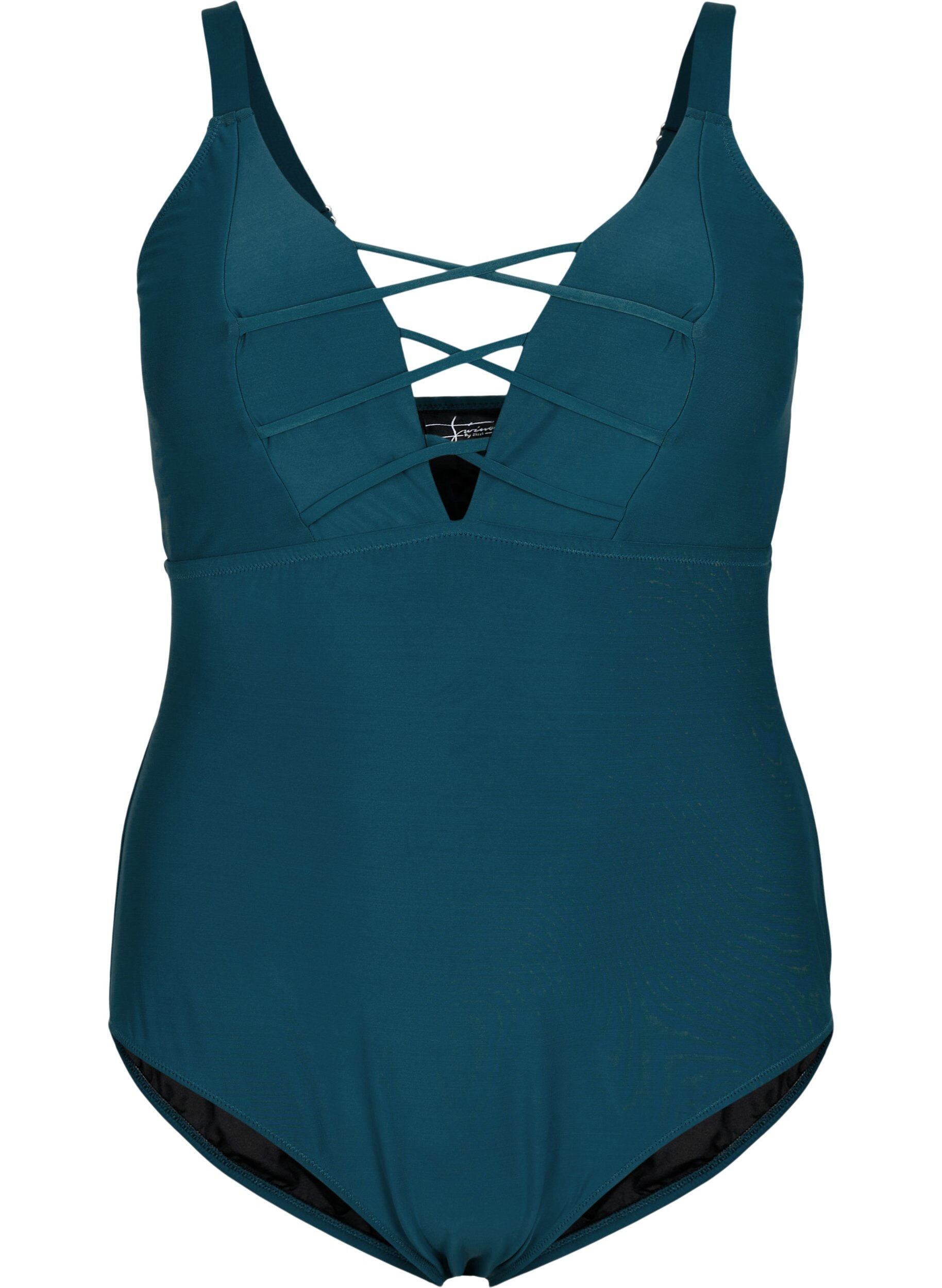 Uimapuku, jossa on nauhayksityiskohdat